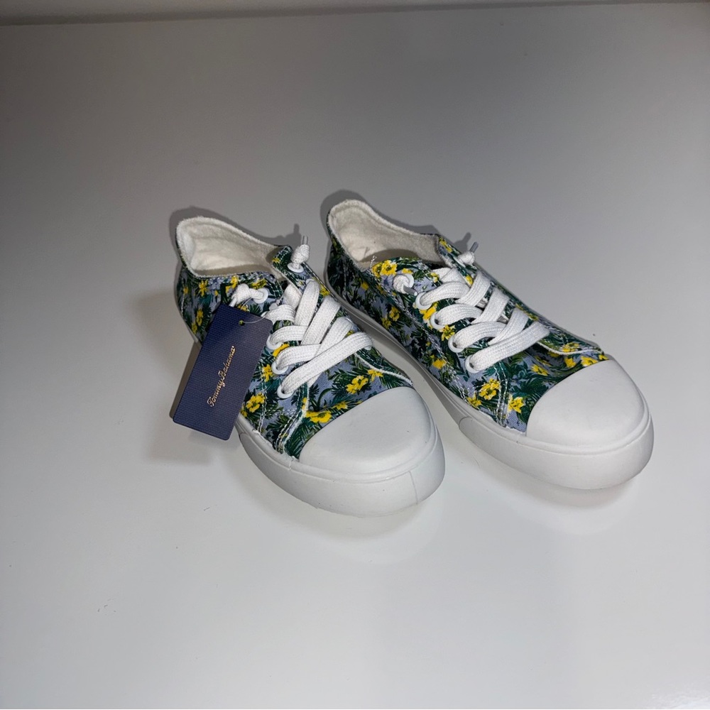 Tommy Bahama Floral Canvas Sneakers‎ COCO Style Size 6.5M NWT - Picture 2 of 13